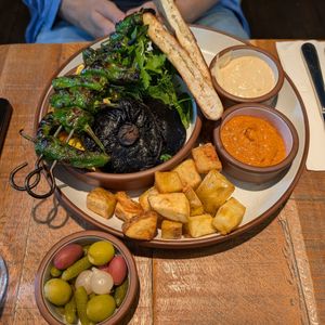Mediterranean platter at Mallow - Borough Market in South East London
