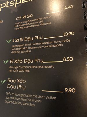 lots of vegan options  at Hanoi Vietnamese Soulfood in Stuttgart