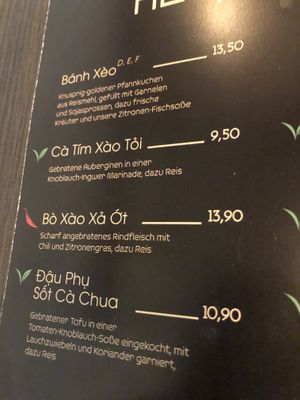vegan options  at Hanoi Vietnamese Soulfood in Stuttgart