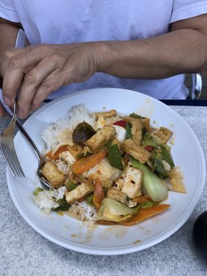To go: Lunch Menu - spicey Tofu with veggies (9,90€)  at Hanoi Vietnamese Soulfood in Stuttgart