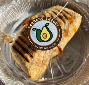Avocado vegan chorizo wrap  at Avocado Theory in Tinley Park