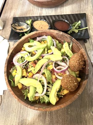 Vegan salad  at Avocado Theory in Tinley Park