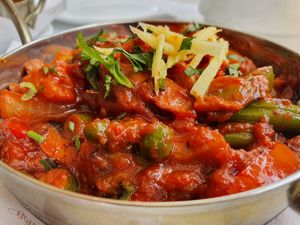 Vegan Jalfrezi at Basmati Indian & Nepali Restaurant in Funchal