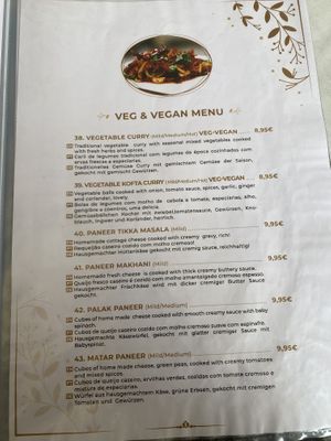 Menu   at Basmati Indian & Nepali Restaurant in Funchal