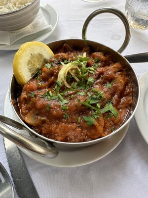 Vegan mushroom  at Basmati Indian & Nepali Restaurant in Funchal
