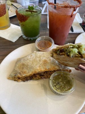   at Guacamaya Oasis Plant Based Mexican Cuisine in Downey