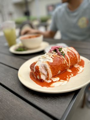 Wet Burrito  at Guacamaya Oasis Plant Based Mexican Cuisine in Downey