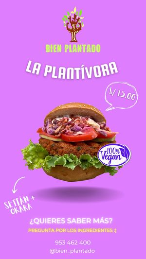 Made out of Okara (plantmilk leftovers) and Seitan, seasoned with Peruvian chili peppers, and local spices. Tasty, for sure 💚👌🏼 at Bien Plantado in Iquitos