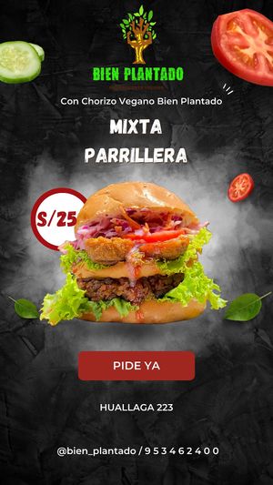 La Bien Plantada + Vegan Sausage. Ooof, great.   at Bien Plantado in Iquitos