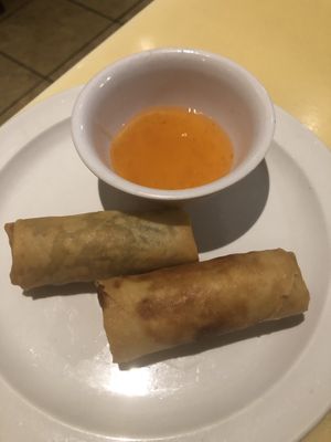 Golden rolls at Loving Hut in Falls Church