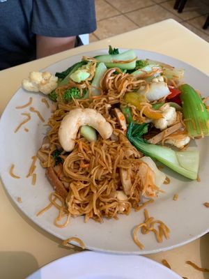 Shrimps at Loving Hut in Falls Church