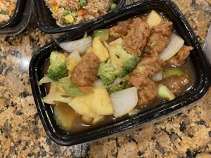 “mixed protein" dish at Loving Hut in Falls Church