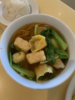 Dumpling soup #Veganuary at Loving Hut in Falls Church