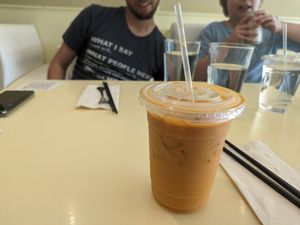 Thai Tea at Loving Hut in Falls Church