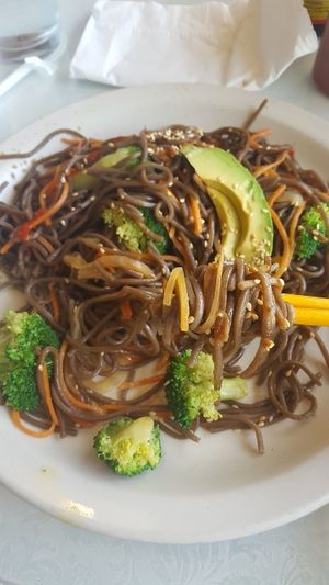 noodles  at Loving Hut in Falls Church