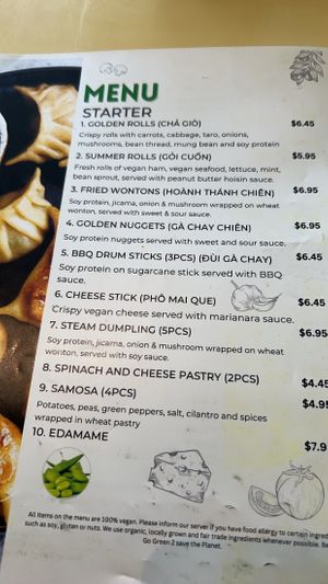   at Loving Hut in Falls Church