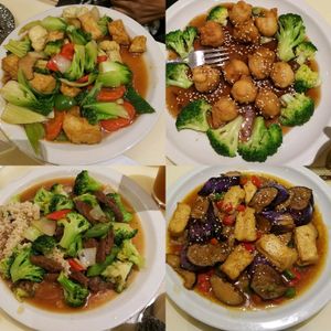 dinner was fabulous! at Loving Hut in Falls Church