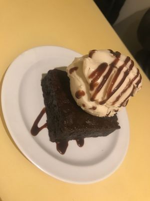 Ice cream brownie  at Loving Hut in Falls Church