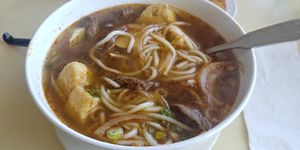 Joy Noodle Soup: Delicious a little spicy but not overwhelming at Loving Hut in Falls Church