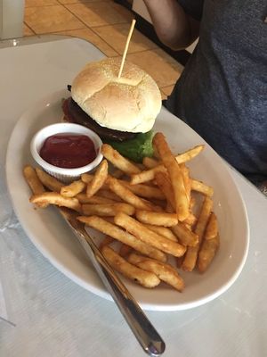 Hawaiian burger  at Loving Hut in Falls Church