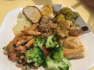 Christmas meal at Loving Hut in Falls Church