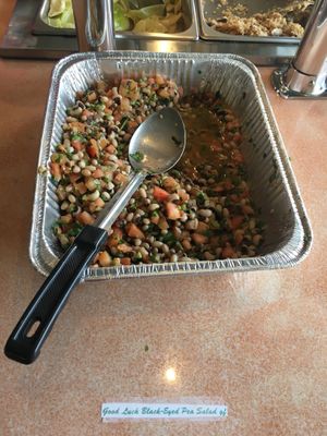 Black eyed pea salad at Loving Hut in Falls Church