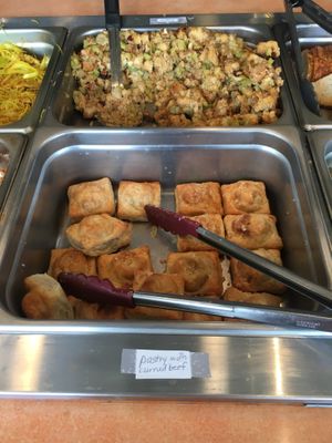 Vegan Pastry with beef at Loving Hut in Falls Church