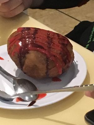 Fried ice cream at Loving Hut in Falls Church