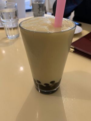 Smoothie with boba  at Loving Hut in Falls Church