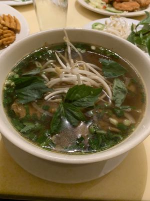 Pho with veg chicken  at Loving Hut in Falls Church