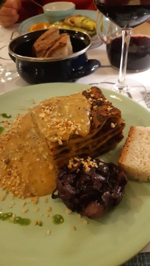 Lasagna at La Svolta in Bologna