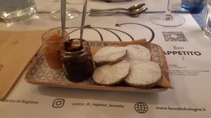 Dessert at La Svolta in Bologna
