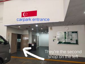 From here the second shop on the left at Xuan Miao Veggie Food 炫妙 - Tai Seng in Central Singapore