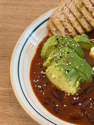 Australien baked beans   at Poppi Farmer in Munich