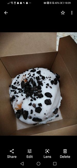 Oreo donut at Medicine Bakery - The Mailbox in Birmingham