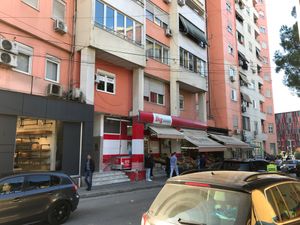 Outside at Big Market in Tirana