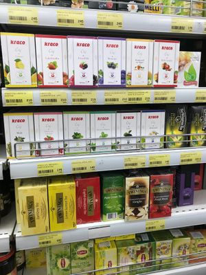 Teas at Big Market in Tirana