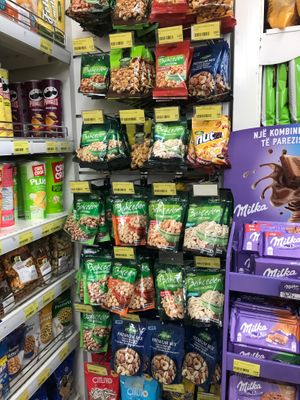 Nuts at Big Market in Tirana