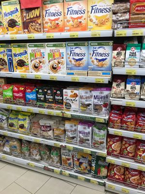 Cereals and grains + Vegan Muesli  at Big Market in Tirana