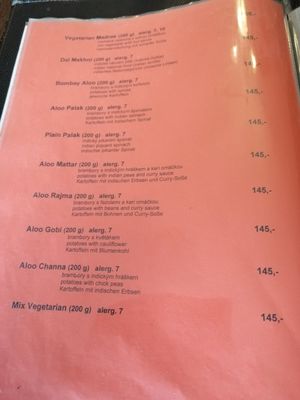 Menu 3 at Gateway of India in Ceske Budejovice