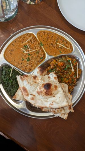 veg(etari)an thali at Gateway of India in Ceske Budejovice