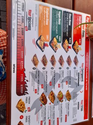 Menue at MyCurrywurst  in Heidelberg