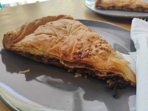 Mushroom pie at P__D deli pies & coffee Co. in Delft