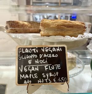 vegan pastries   at VERA in Palermo