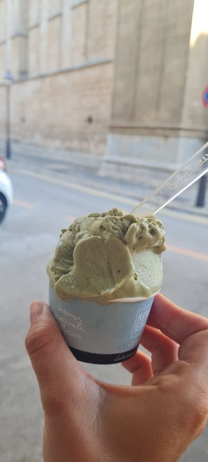 Vegan pistachio at Rivareno Catedral in Mallorca