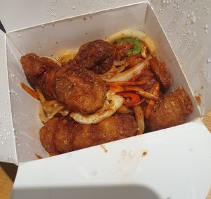 Salt & Pepper Prawn at Wawin Vegan Chinese in Salford