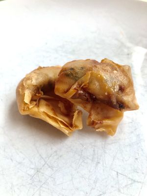 Crispy wontons  at Wawin Vegan Chinese in Salford