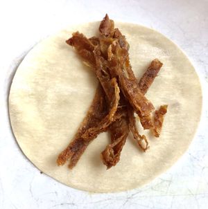 Duck pancake   at Wawin Vegan Chinese in Salford