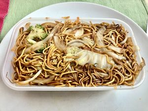 Veg chow main  at Wawin Vegan Chinese in Salford