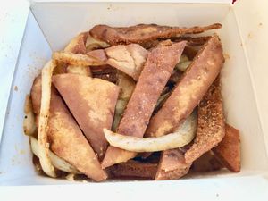 Salt and pepper pitta bread   at Wawin Vegan Chinese in Salford